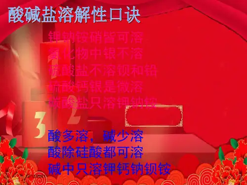 九年级科学上册 第1章 第4节 常见的盐复习课件 华东师大华东师大级上册自然科学课件