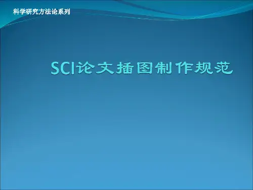 SCI论文插图规范