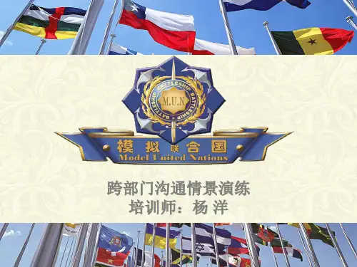 模拟联合国沙盘项目