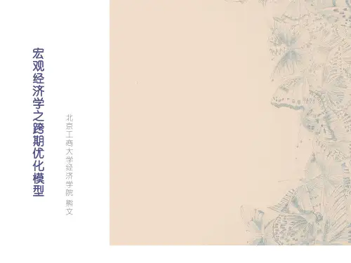 第四讲 跨期优化new