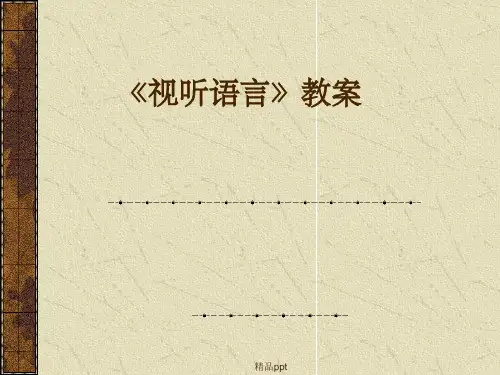 《视听语言教案》