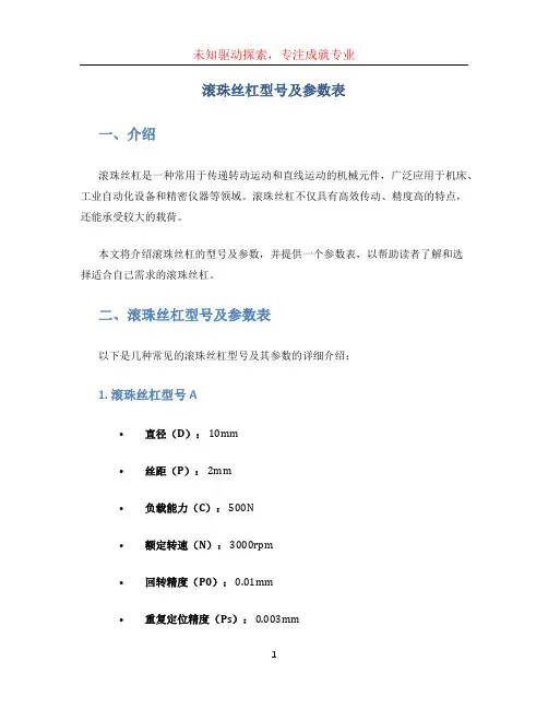 滚珠丝杠型号及参数表 (2)[001]