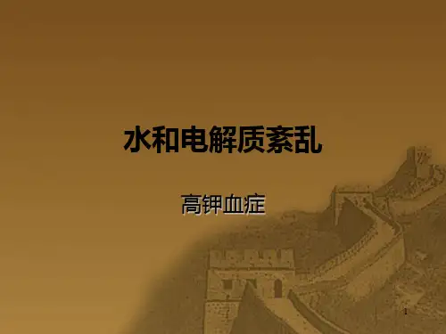 高钾血症PPT课件