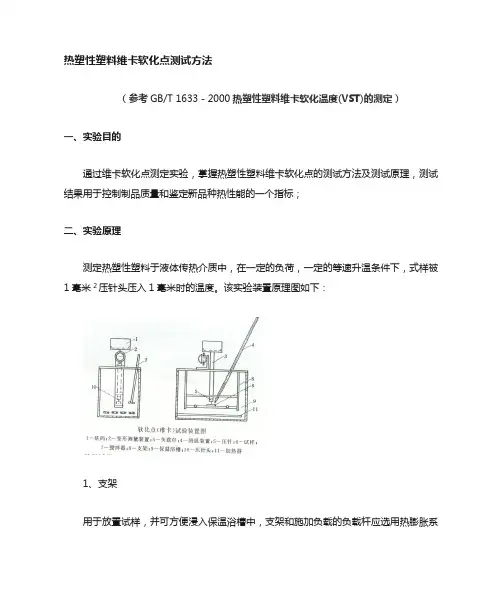维卡软化点测定