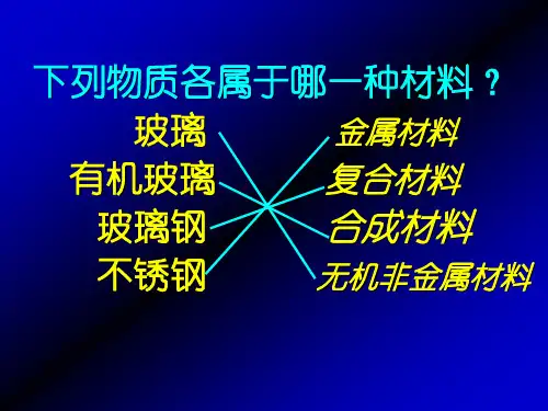 沪教版《第九章第三节 化学与环境》ppt课件(方案1)