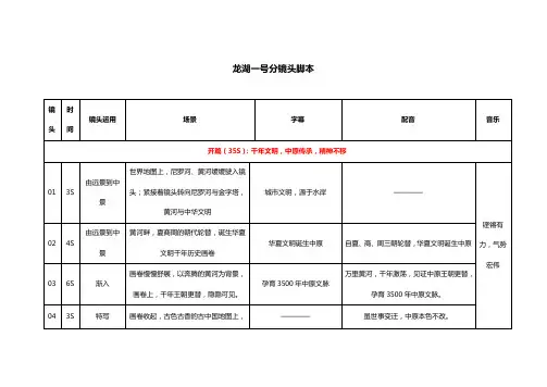 地产广告分镜头脚本