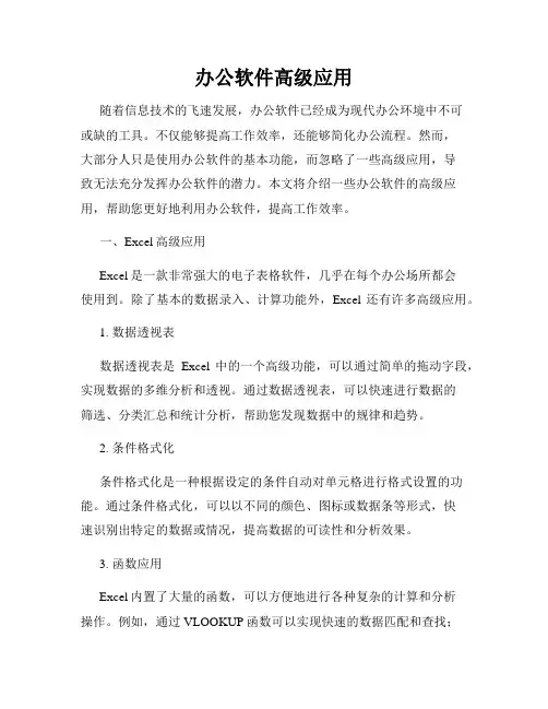 办公软件高级应用