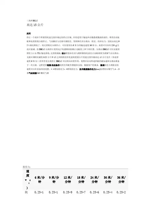 德国原装沃纳wonner阻尼器DBS150-EWDW