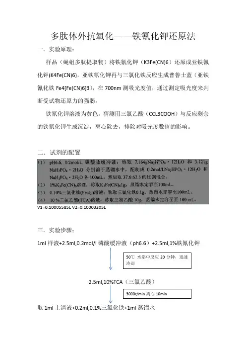 多肽体外抗氧化