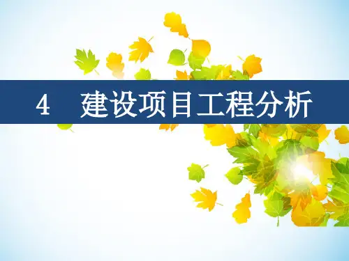环评 4建设项目工程分析