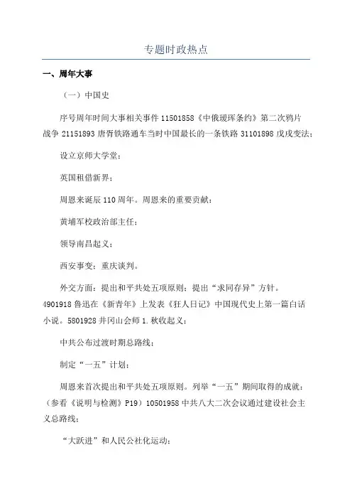 专题时政热点