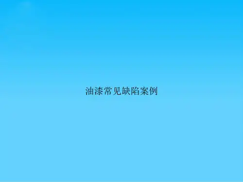油漆常见缺陷案例