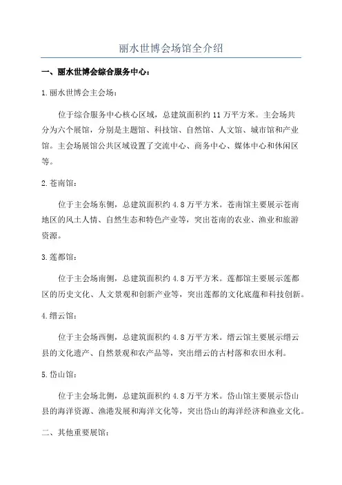 丽水世博会场馆全介绍