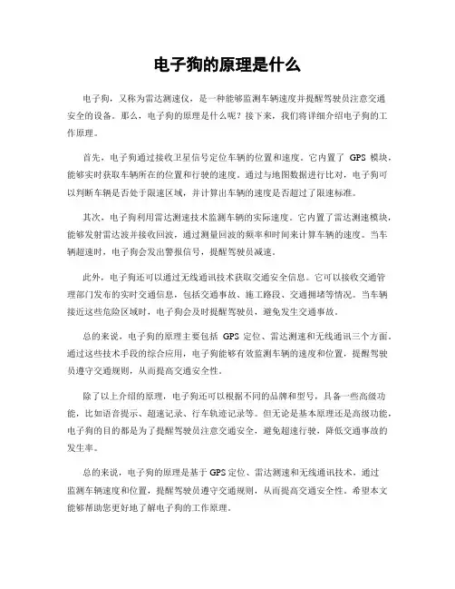 电子狗的原理是什么