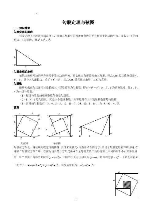 五年级 勾股定理题库