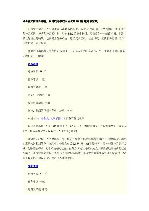 魔兽升级地图介绍