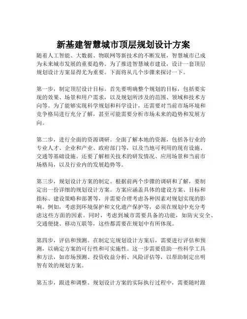 2023-新基建智慧城市顶层规划设计方案-1