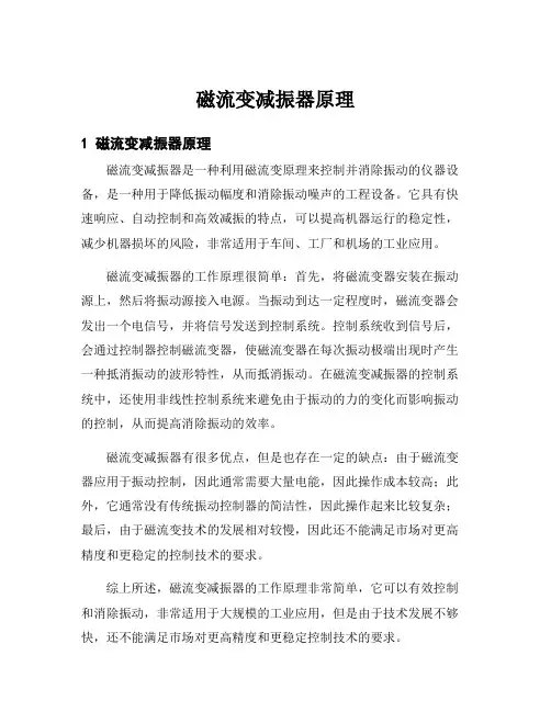 磁流变减振器原理