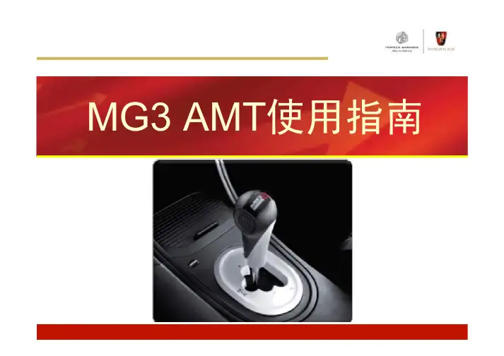 MG3-AMT使用指南_20110408