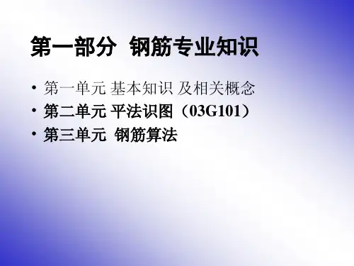 板、梁、柱钢筋平法标注图解