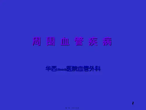 医学专题周围血管病