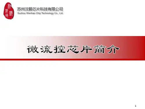 微流控芯片简介ppt课件