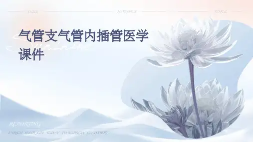 气管支气管内插管医学课件