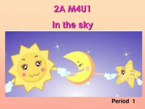 二年级英语上册Unit10Inthesky课件1牛津上海版