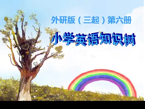 五年级下册英语课件-知识树 _外研版(三起) (共13张PPT)
