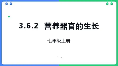 《营养器官的生长》PPT优质课件