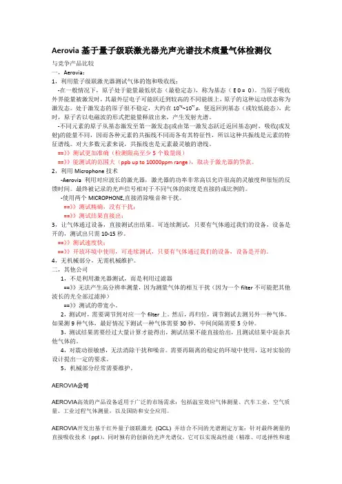 ppb级基于量子级联激光器光声光谱技术痕量气体检测仪