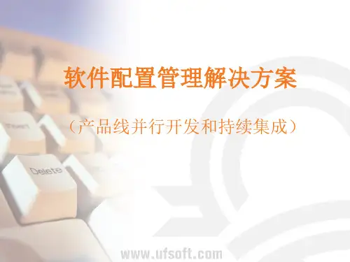 软件配置管理解决方案(U8并行开发和集成)