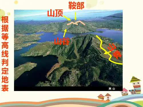 初中地理星球地图七年级上册第二章 地图 《地形图的判读》PPT