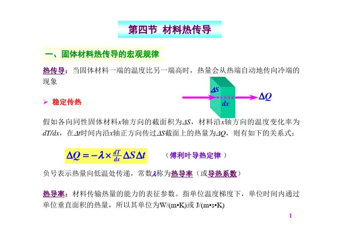 第四节材料热传导