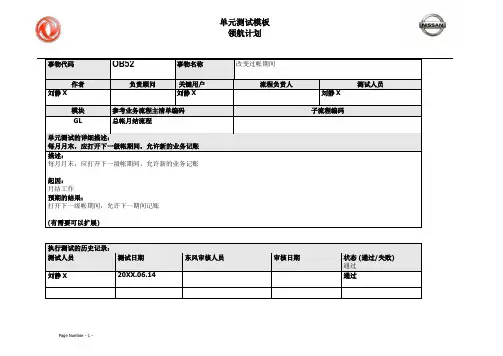 103东风汽车SAP实施项目_单元测试_GL_OB52-改变过帐期间