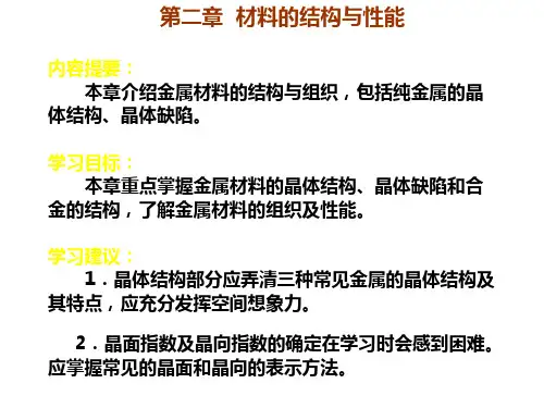 晶体的结构与结晶