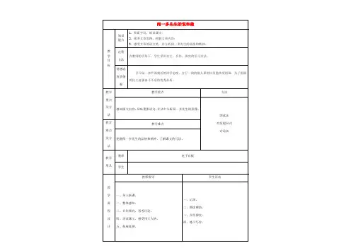 中学七年级语文下册 3.12 闻一多先生的说和做教案 新人教版 教案