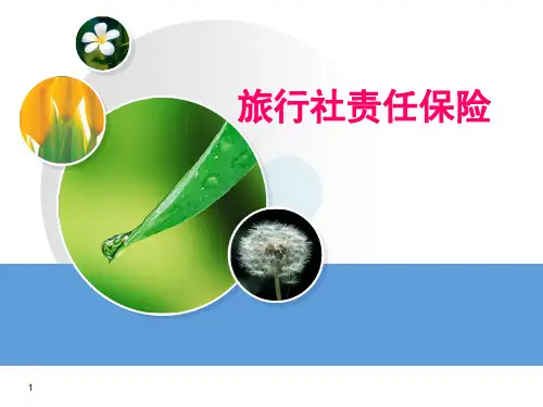 旅行社责任保险  ppt课件