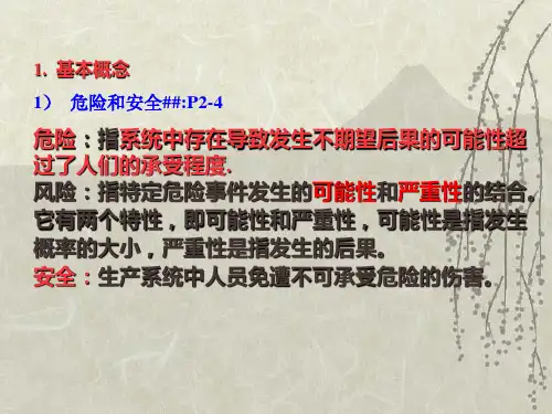 精选安全生产管理知识讲义PPT73页