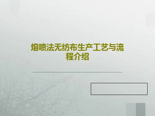 熔喷法无纺布生产工艺与流程介绍共84页PPT