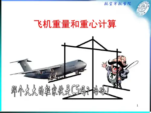 飞机重量和重心计算演示幻灯片