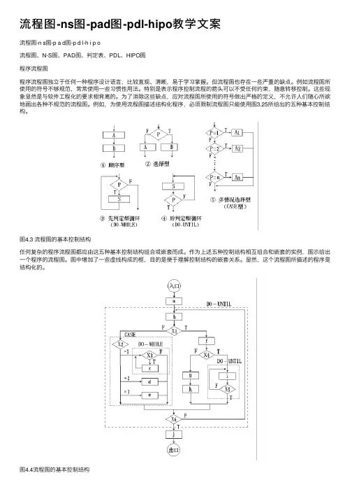 流程图-ns图-pad图-pdl-hipo教学文案