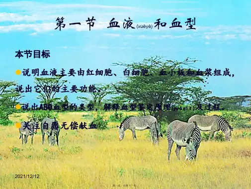 七年级生物下册第10章《人体内的物质运输和能量》复习2初中七年级下册生物