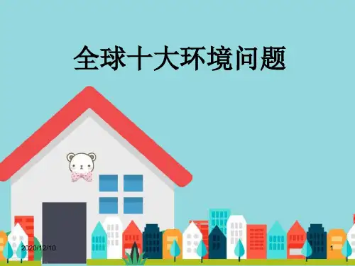 全球十大环境问题PPT教学课件