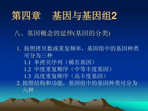 第四章 基因与基因组2