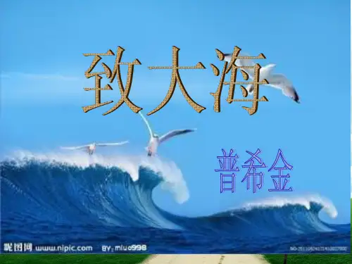 《致大海》课件