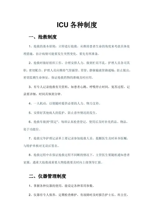 ICU制度