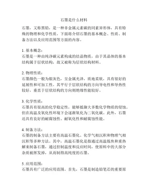 石墨是什么材料