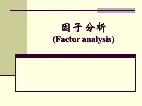 2因子分析