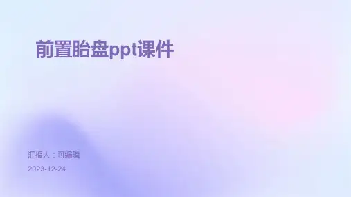 前置胎盘PPT课件